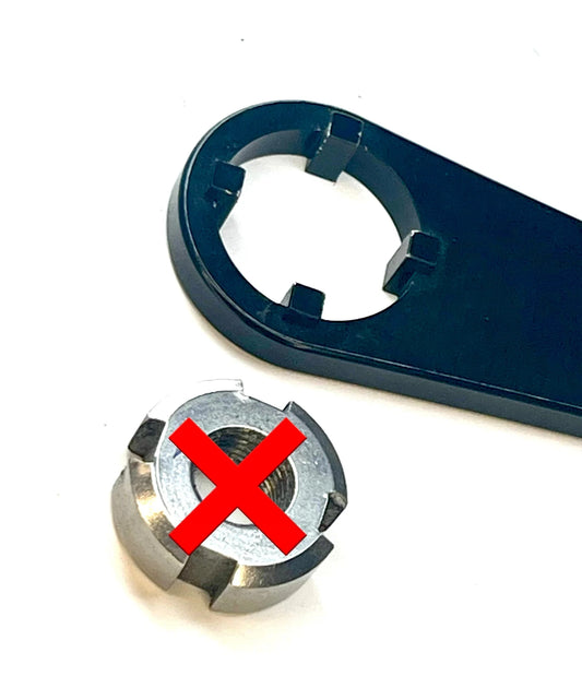 Titanium Jackshaft Nut M10 - Eride pro, Surron LBS LBX, Segway X160 X260